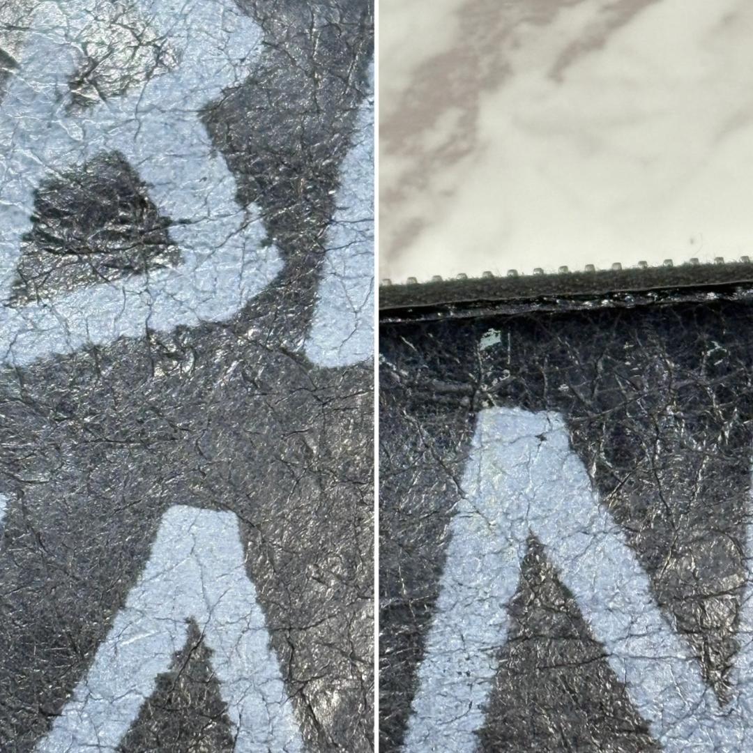 【早い者勝ち】バレンシアガ 長財布 ラウンドファスナー ブラック #B611