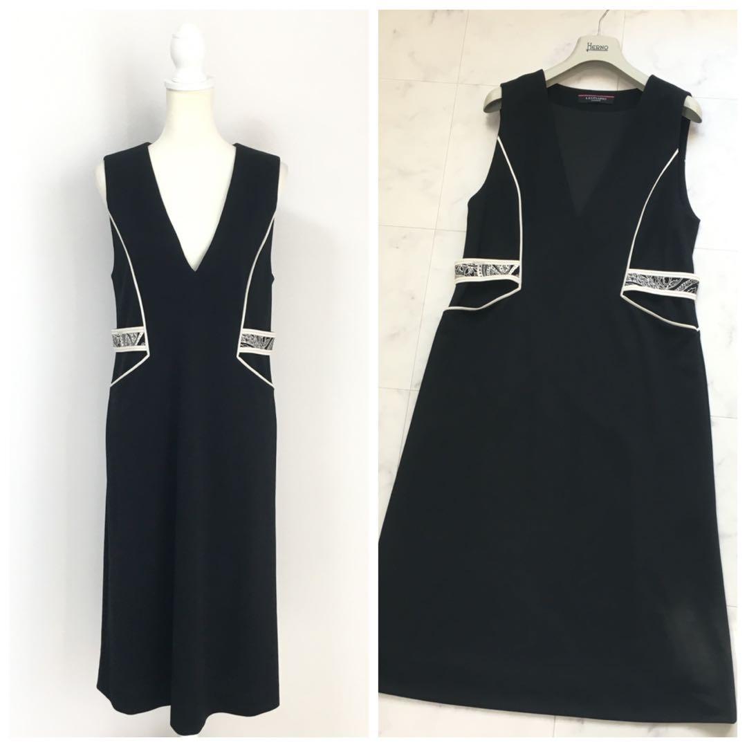 新作美品　2025年　LEONARD レオナール　カンカン　ワンピース