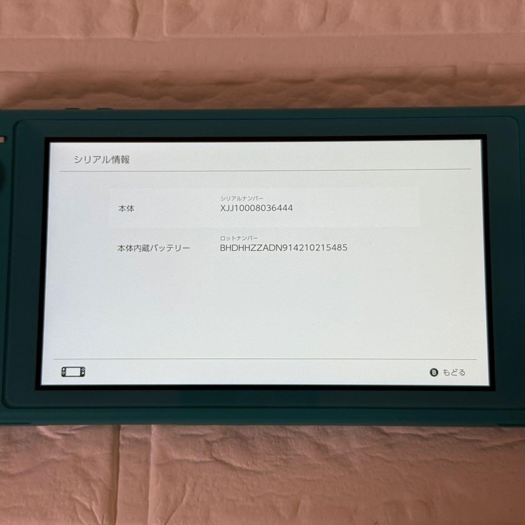 ニンテンドースイッチライト ターコイズ HDH-001 2019年製 ジャンク