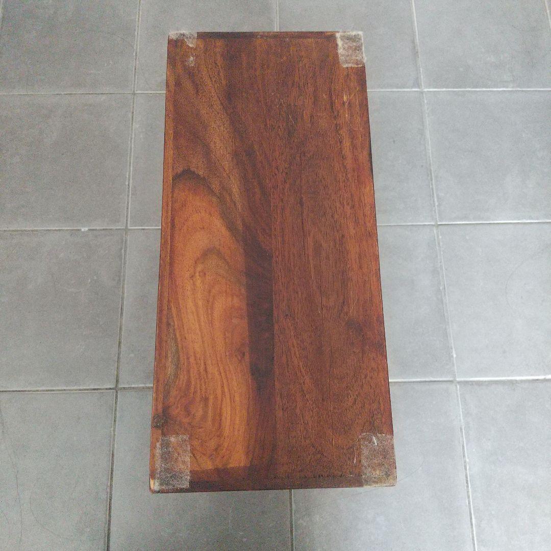 天然チーク マガジンラック ボックス アジアン家具 雑貨