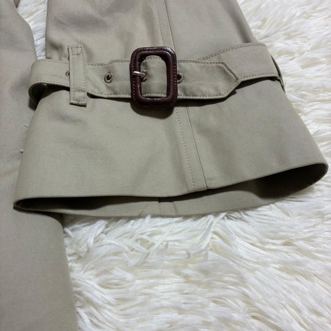 極美品 バーバリー トレンチコート 英国製 ライナー ベルト ノバチェック XL