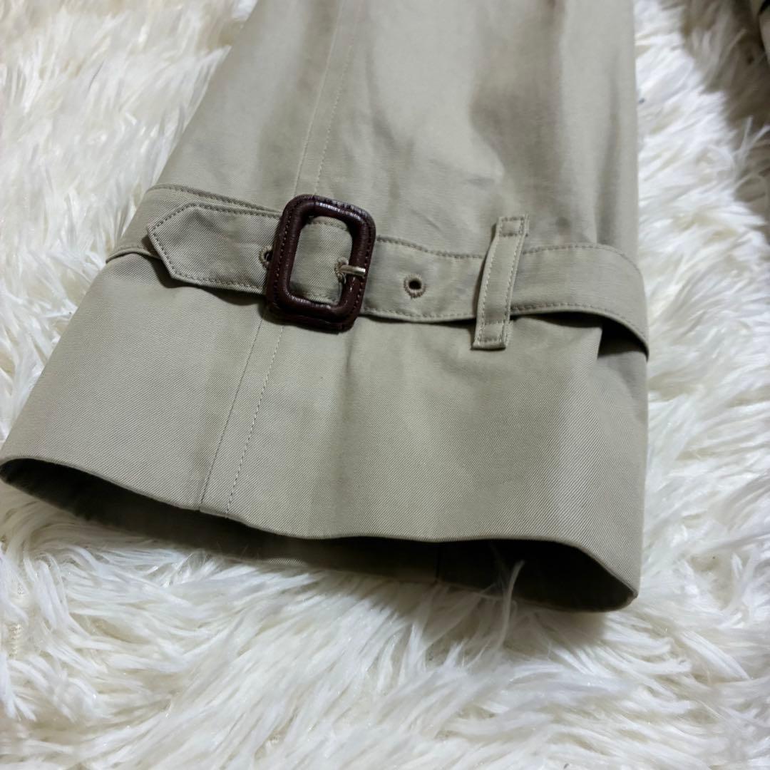 極美品 バーバリー トレンチコート 英国製 ライナー ベルト ノバチェック XL