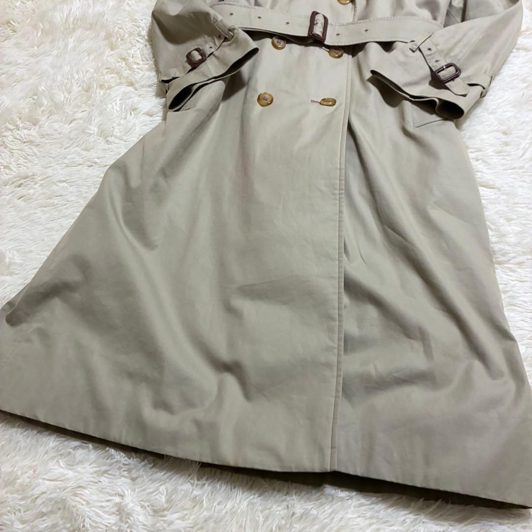 極美品 バーバリー トレンチコート 英国製 ライナー ベルト ノバチェック XL