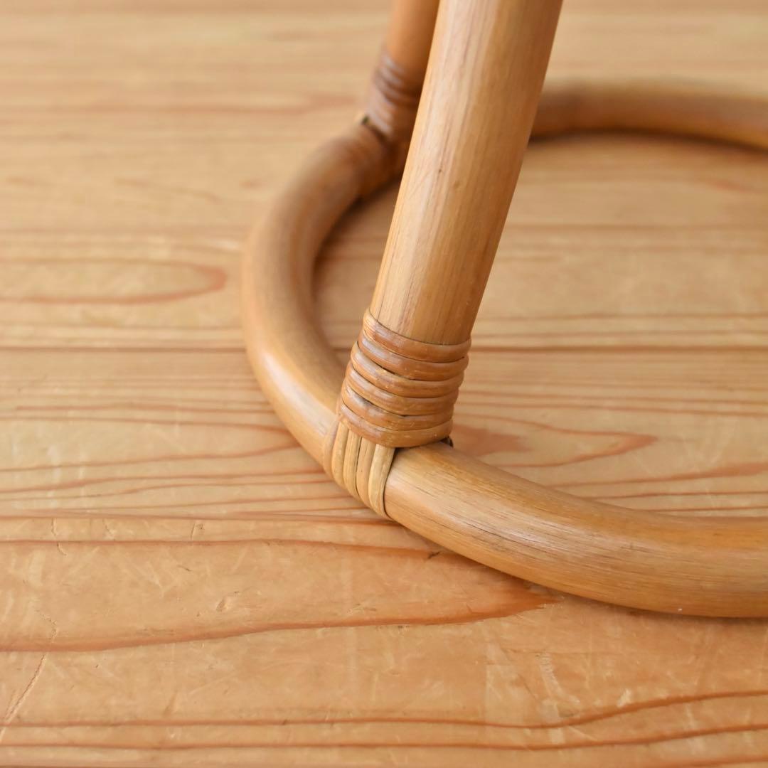 山川ラタン　スツール　ヤマカワラタン　籐