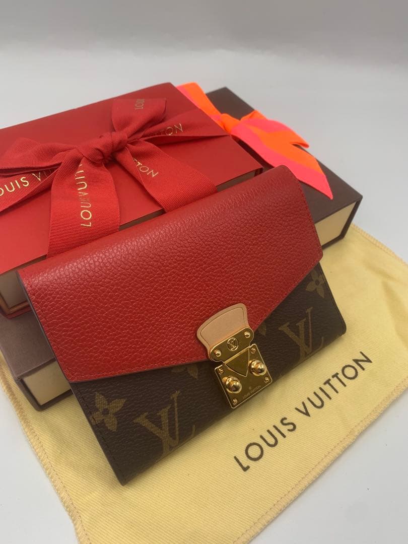 ルイヴィトン モノグラム ポルトフォイユパラス コンパクト スリーズ折り財布