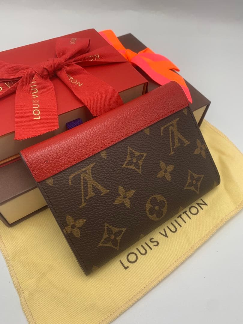 ルイヴィトン モノグラム ポルトフォイユパラス コンパクト スリーズ折り財布