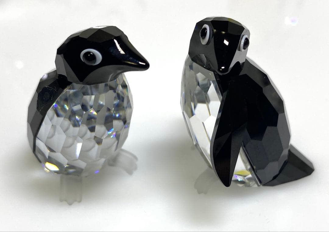 廃盤レア　スワロフスキー 　「ペンギン男爵」 「マダムペンギン」