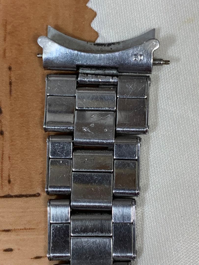 ロレックス 純正ブレス ステンレス シルバーカラー20mm用 メンズ/レディース