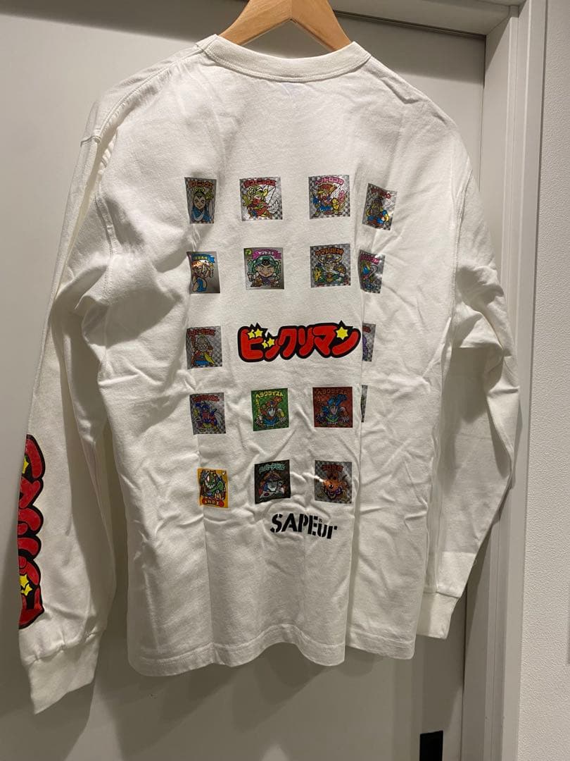【新品未使用】希少シークレット SAPEurビックリマンティー 長袖Tシャツ