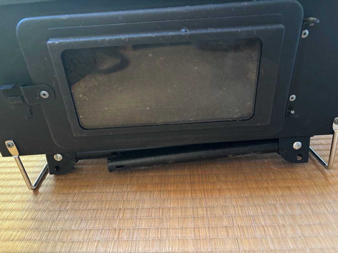 【タイムセール】キャプテンスタッグ 薪ストーブ 煙突付き 黒