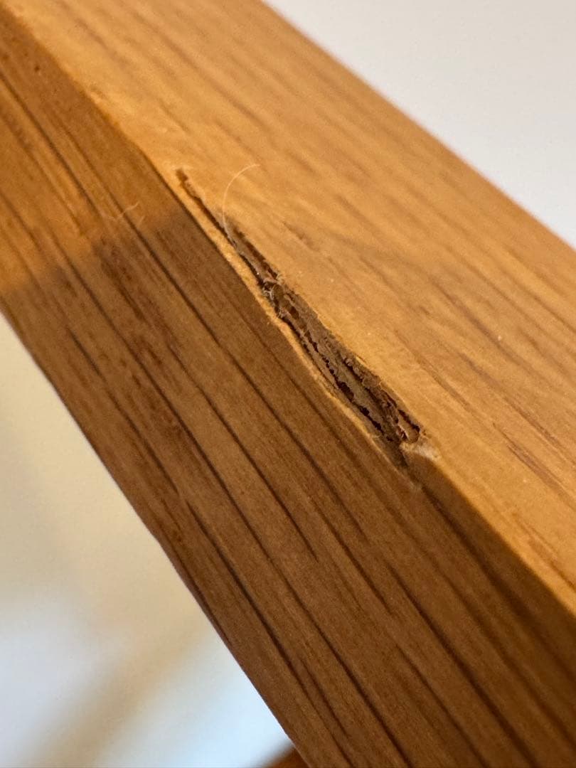 無印 オーク材ミラー・大 幅44×奥行33×高さ150.5cm