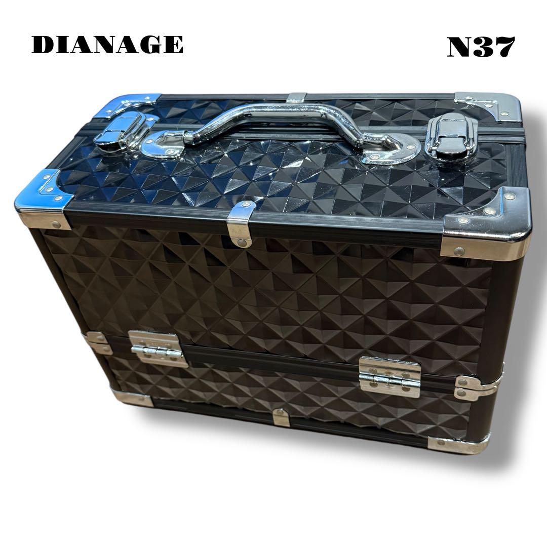 希少品！ DIANAGE ケース ボックス メイク 化粧品 BLACK ブラック