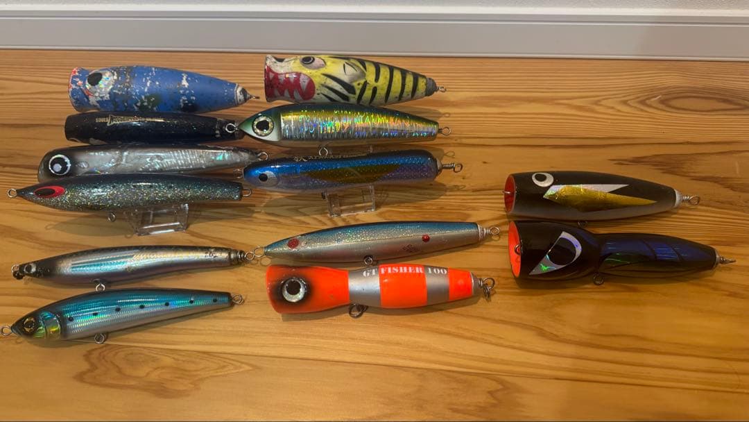 ビックゲームキャスティング　大型ペンシル、ホッパー、13本　セット