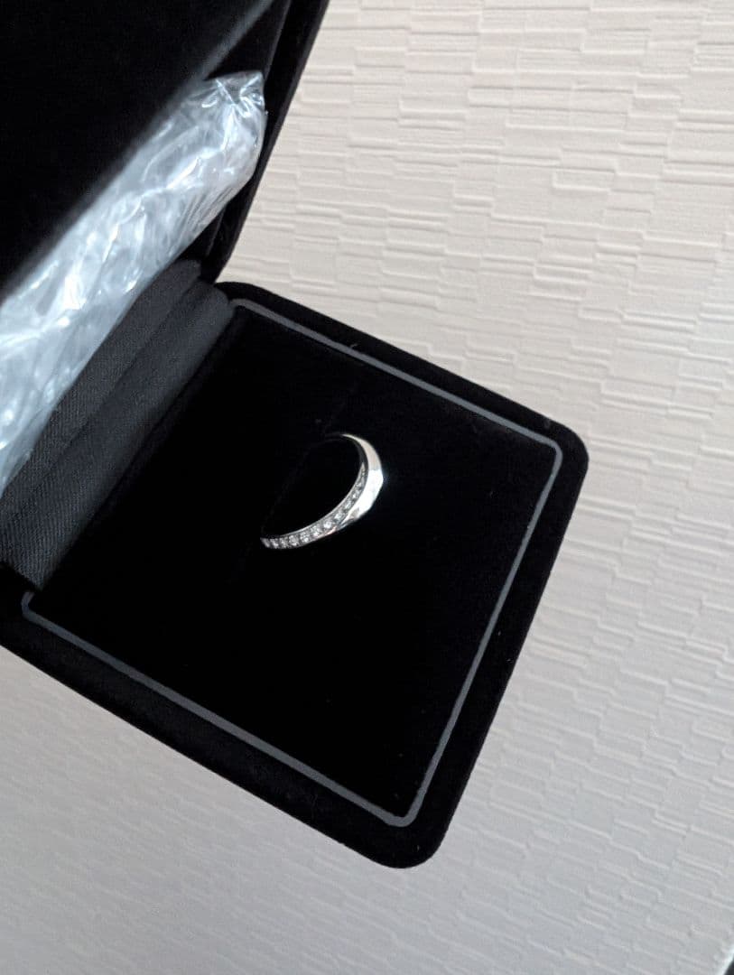 ［美品］俄 niwaka 凛 Pt950 プラチナ ダイヤ リング 8号