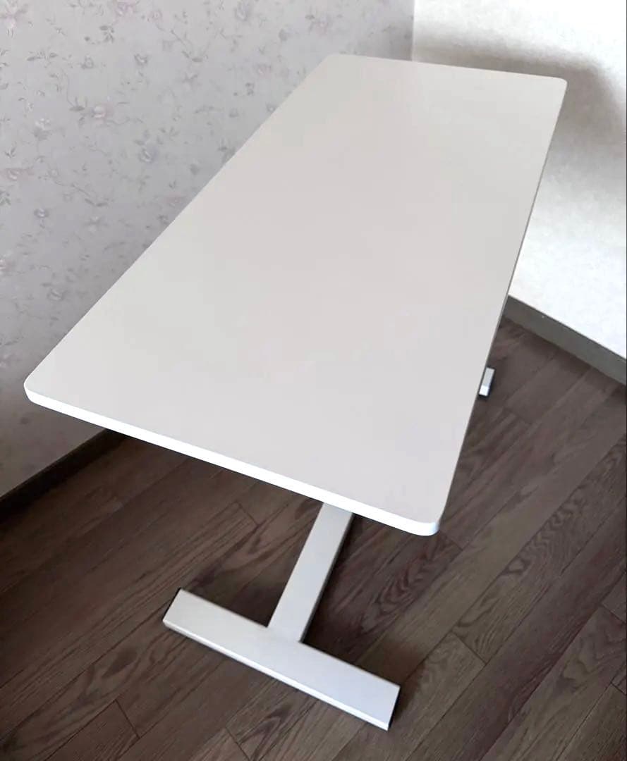 サイドテーブル ガス式 昇降テーブル レバー 調整可能 補助【発送エリア限定】