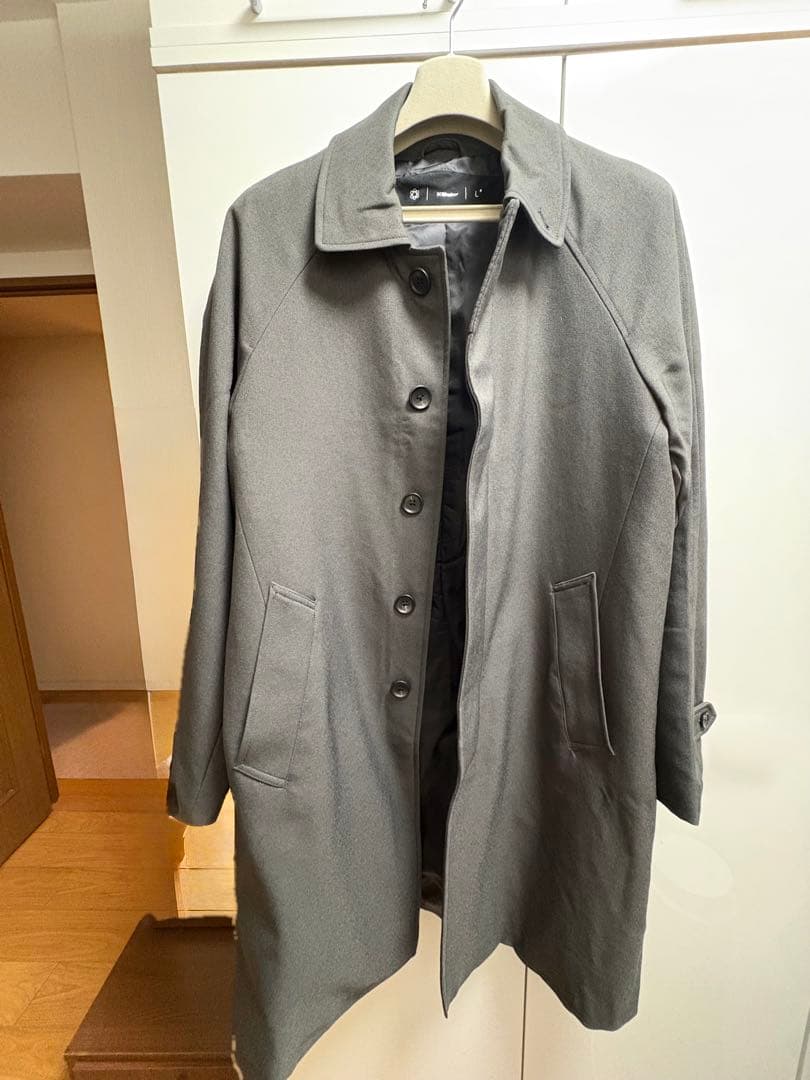 め*ふ様 ワークマン Xシェルターステンカラーコート L チャコール