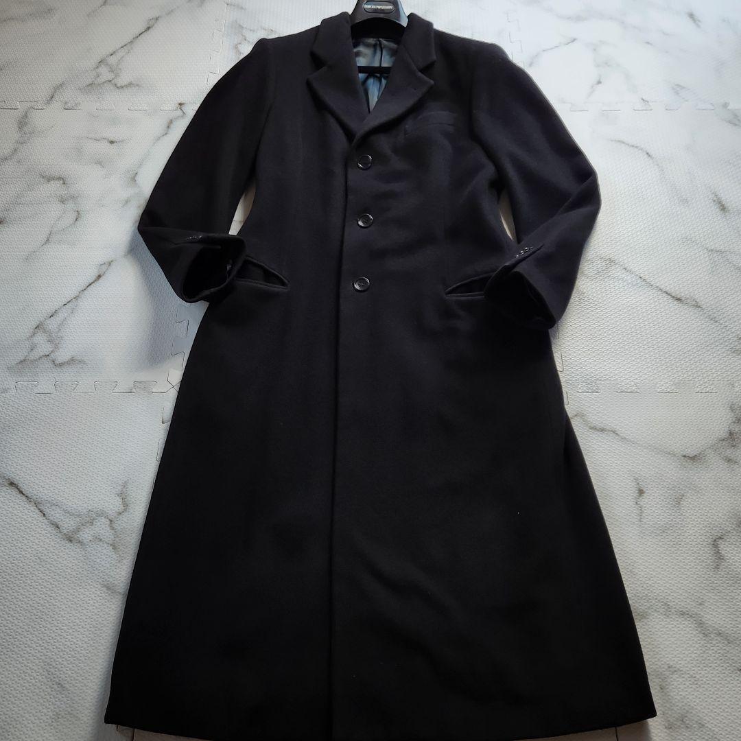 入手困難✨アルマーニコレツィオーニ チェスターコート 総カシミヤ マキシ丈