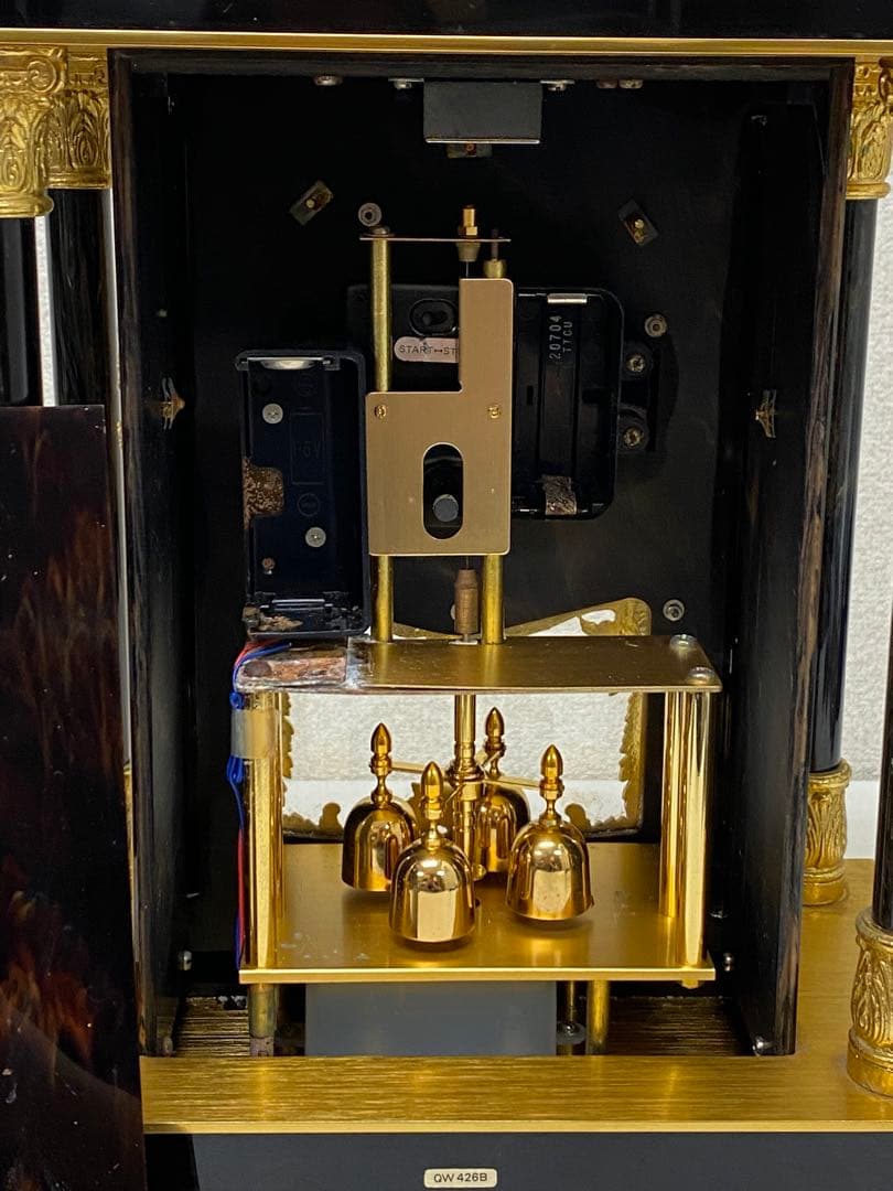 3-1927 希少 高級 SEIKO セイコー バロック調 置時計 QW426B