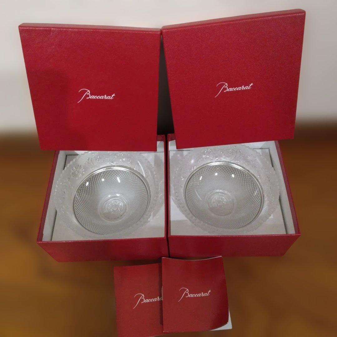 【る934】バカラ　Baccarat　クリスタル　ボウル　アラベスク