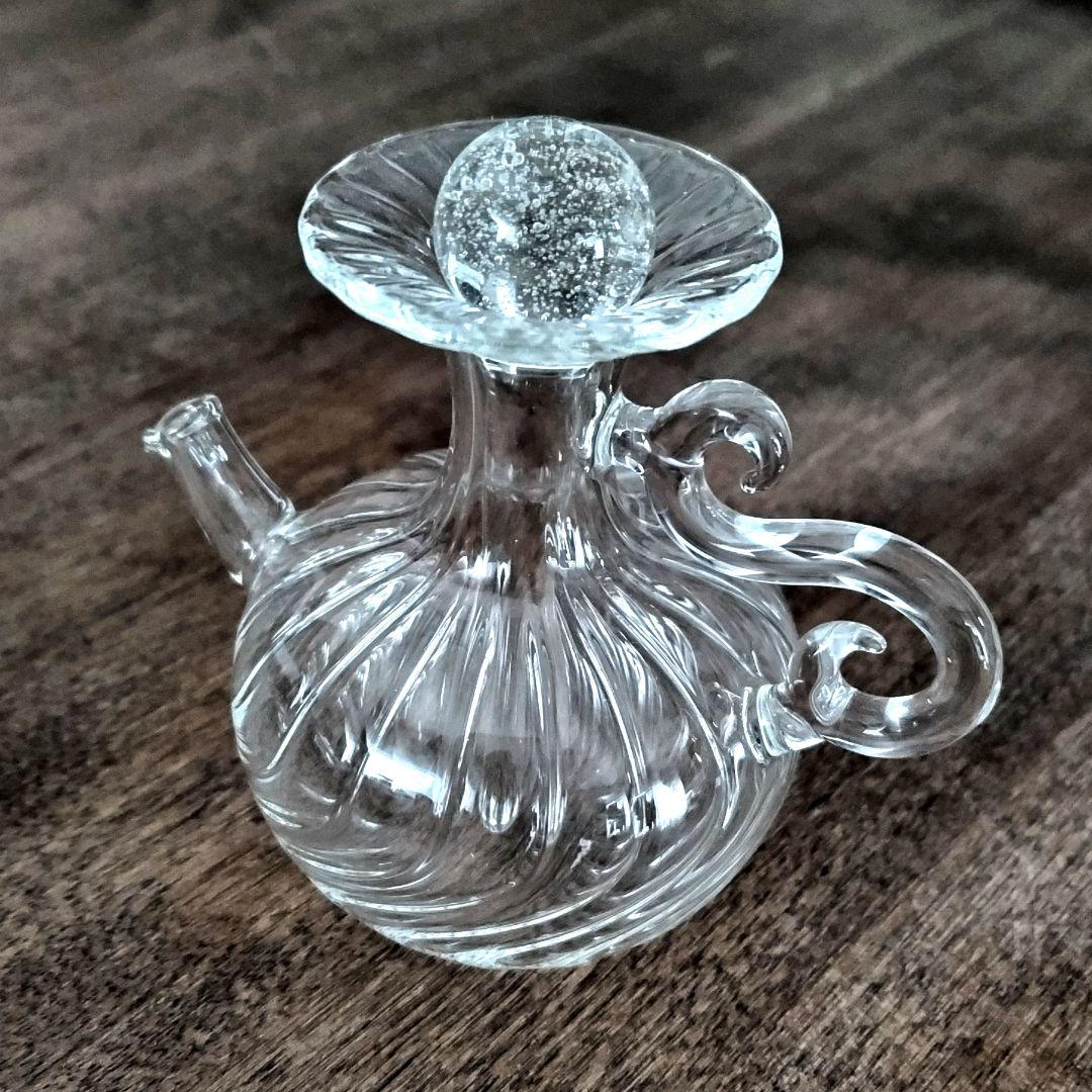 glass atelier　えむにさん　Flow　ガラスの醤油さし