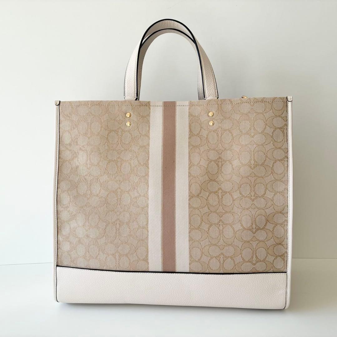 【新品】COACH 2way トートバッグ デンプシー 40 ジャカード