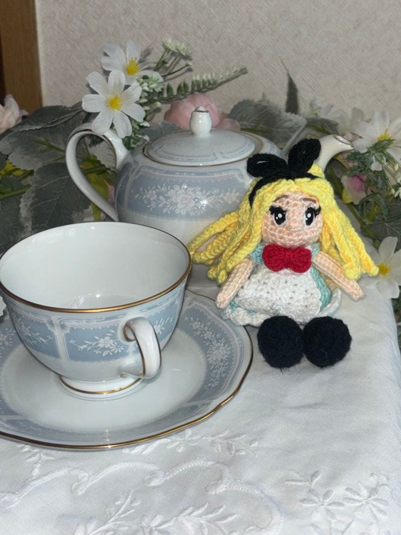 ハンドメイド あみぐるみ うさぎ 女の子