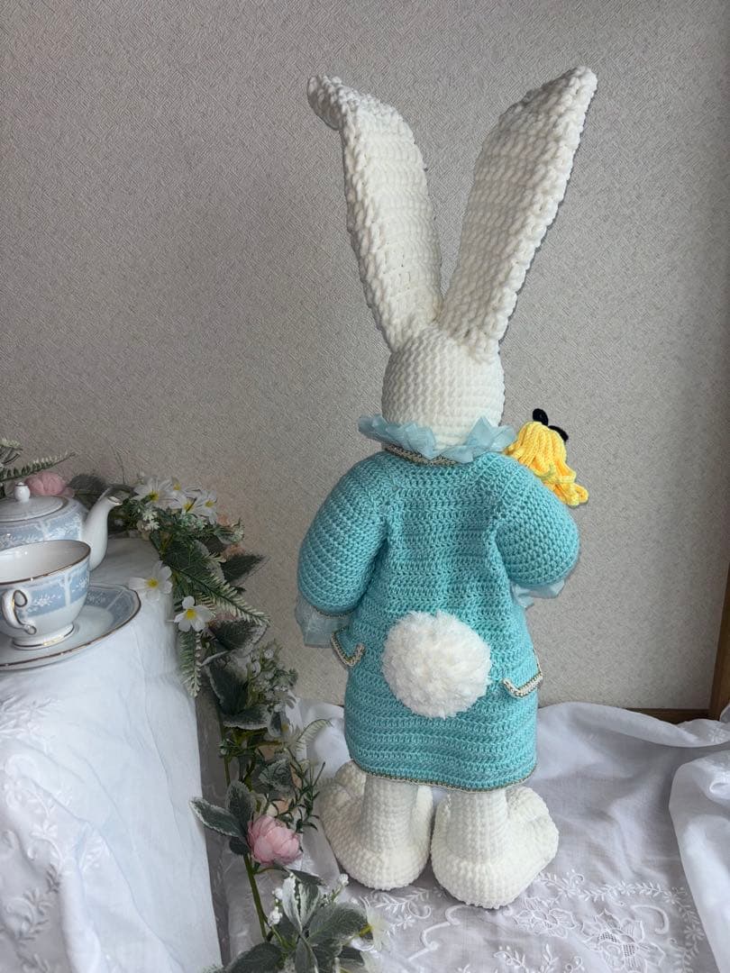 ハンドメイド あみぐるみ うさぎ 女の子