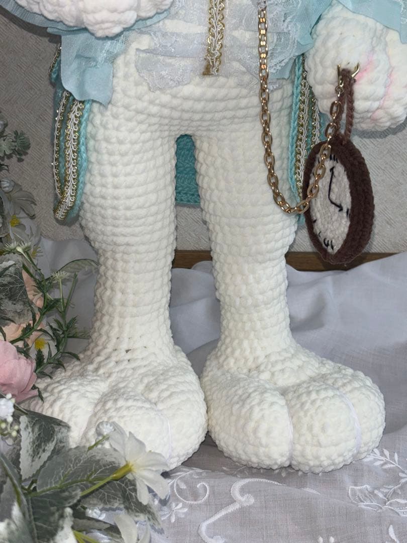 ハンドメイド あみぐるみ うさぎ 女の子