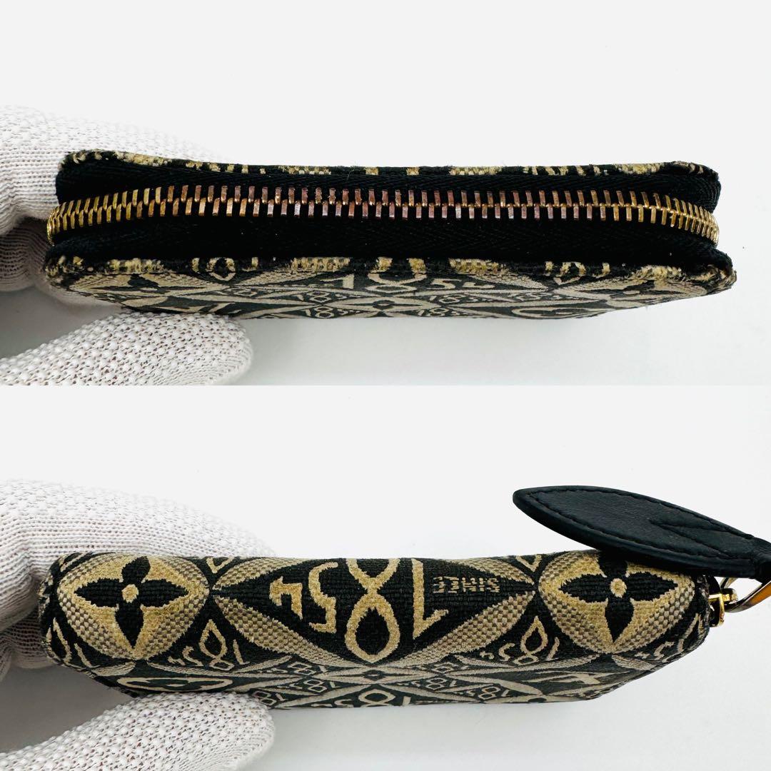 ICタグ ルイヴィトン ジャガード ジップ ケース パース 470