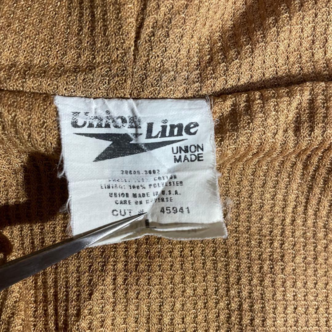 USA製Union Lineユニオンラインダック地アクティブジャケット企業ロゴL