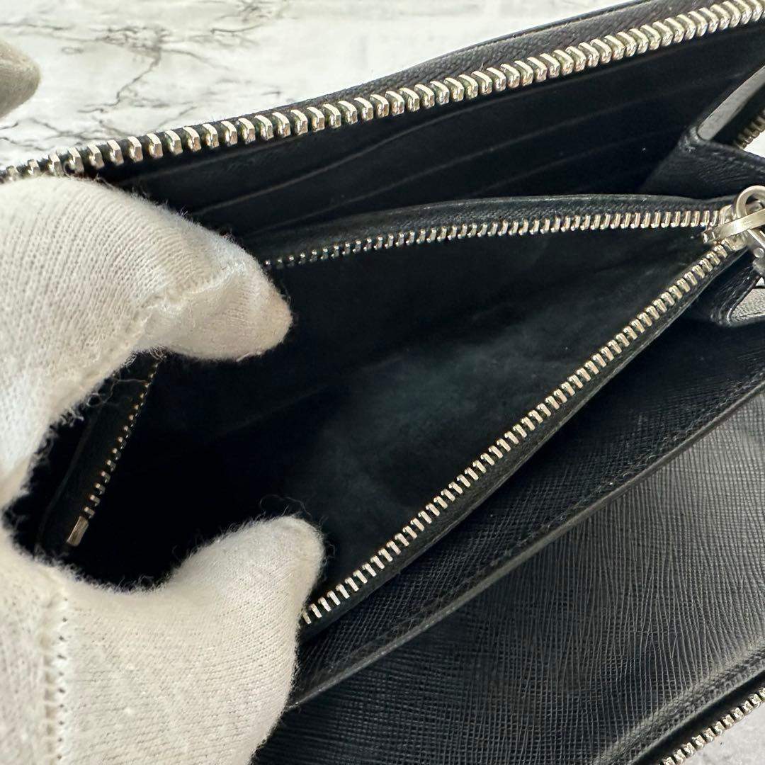PRADA 2ML188長財布 オーガナイザー サフィアーノ 箱 Gカードあり