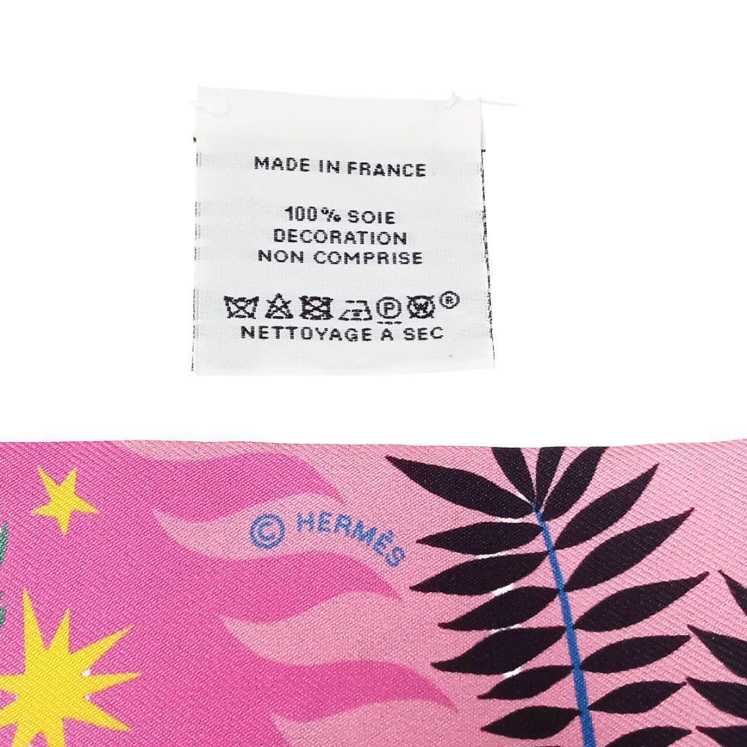 エルメス ツイリー バゲット オルフェウスの魅力に誘われて ピンク スカーフ