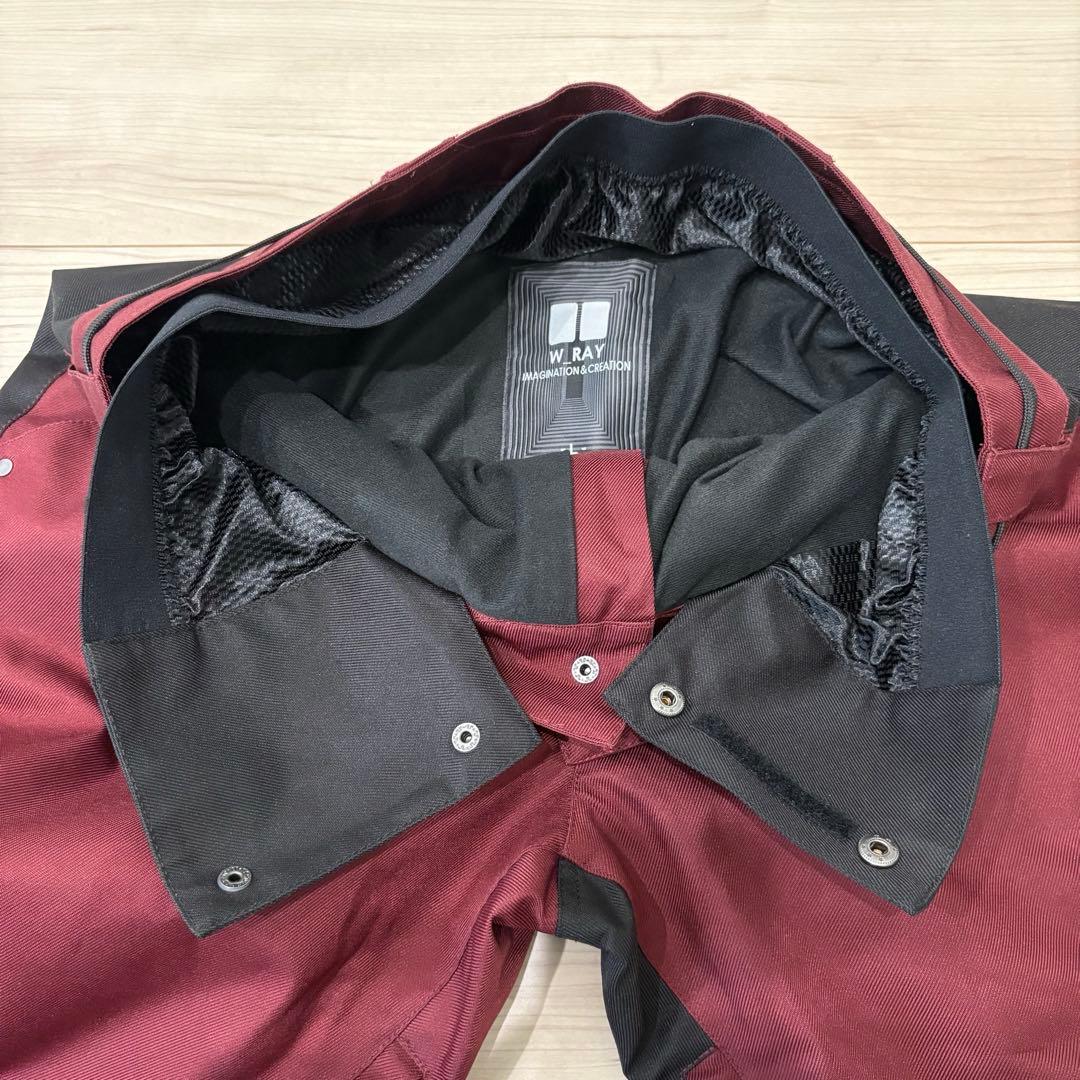 【美品】W_RAYスノーボードウェア ブラック　Lサイズ