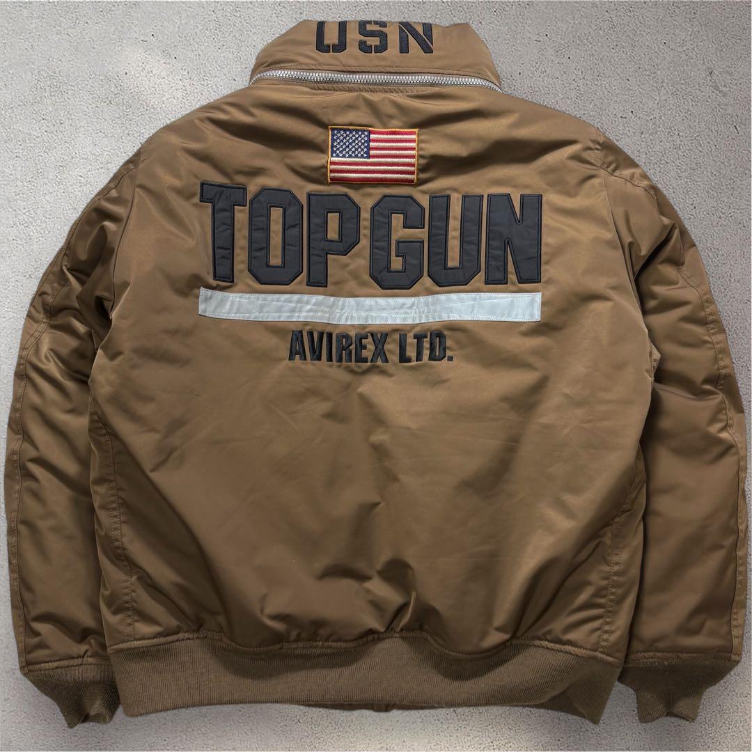 【希少・2XL】CWU45P　AVIREX　フライトジャケット　トップガン