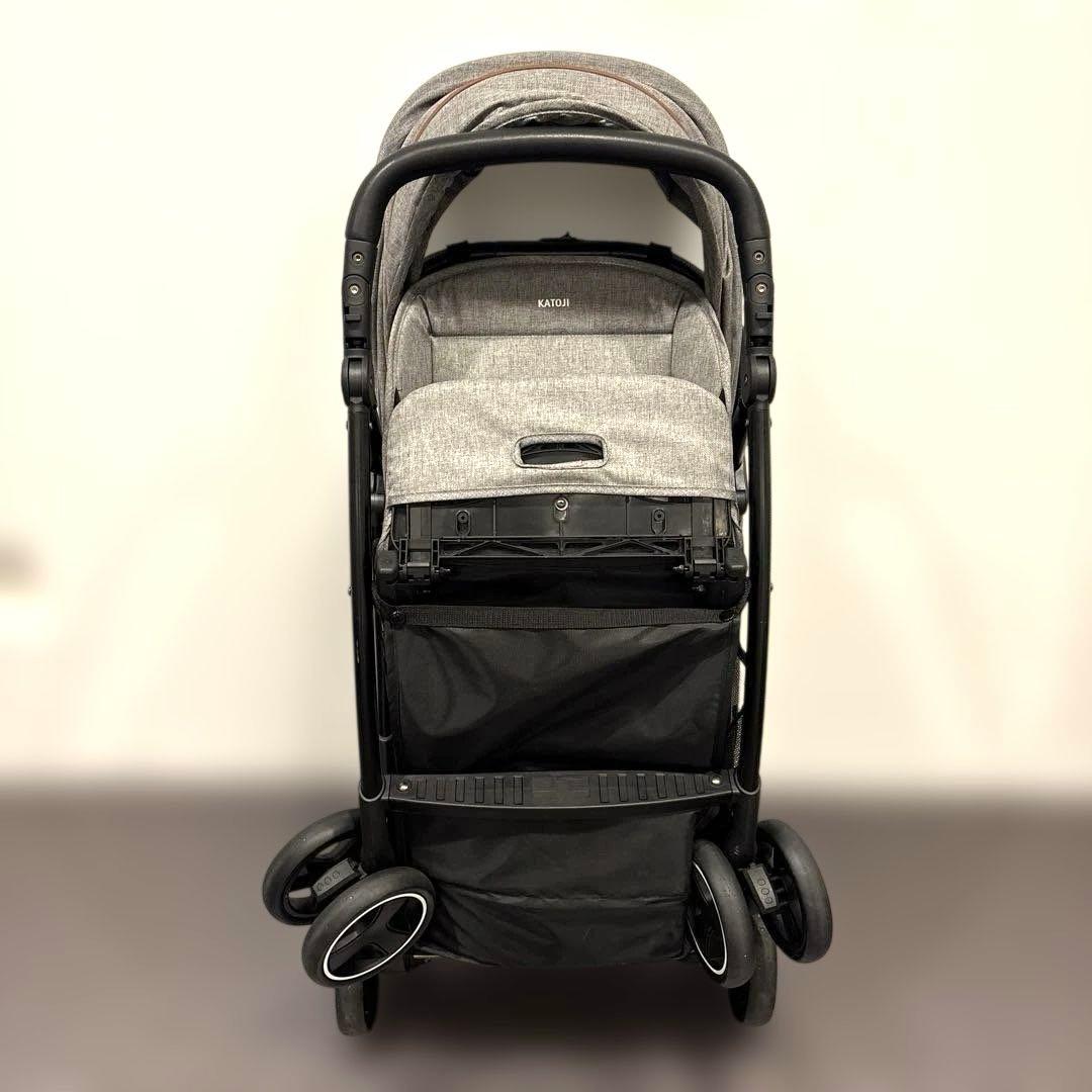 KATOJI 2シーター　2人乗りベビーカー グレー