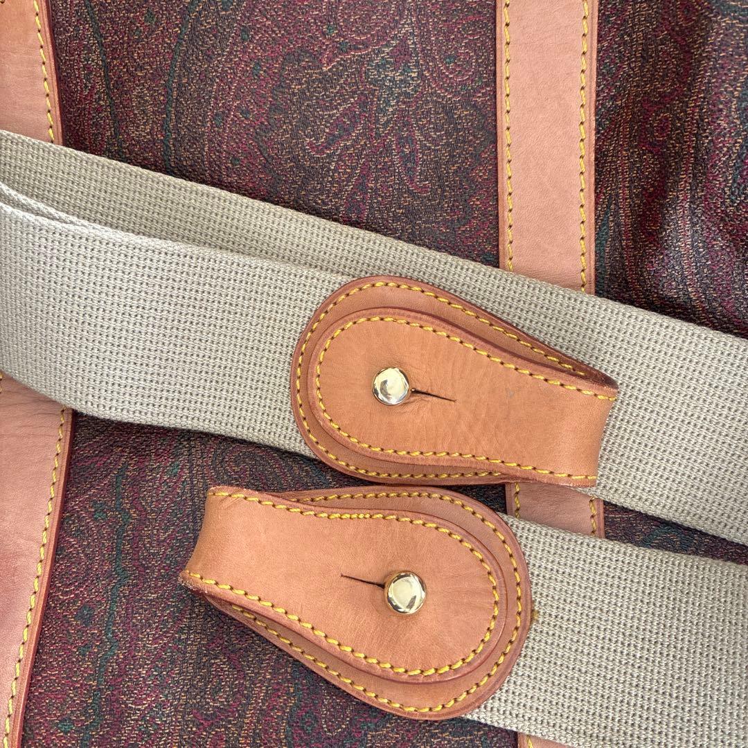 エトロ　ボストンバッグ ペイズリー柄 旅行バッグ　大容量