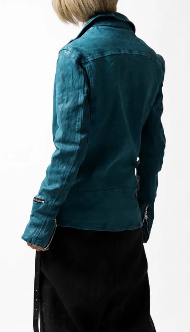 バックラッシュbacklashジャパンカーフダブルライダースLターコイズ祝日値下