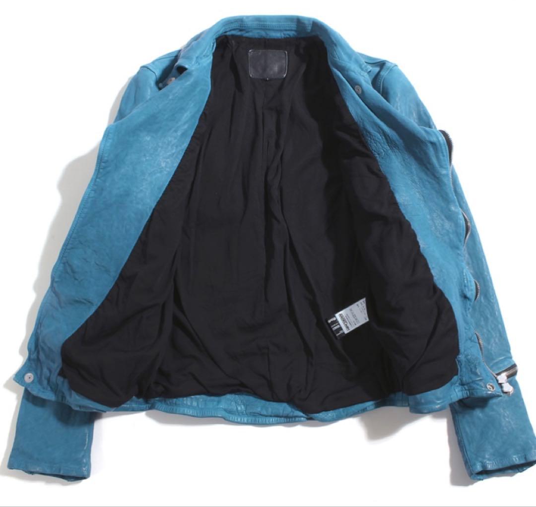 バックラッシュbacklashジャパンカーフダブルライダースLターコイズ祝日値下