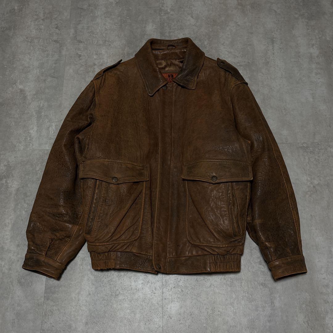 archive ヴィンテージ G-1 A-2 フライトジャケット L 茶 羊革