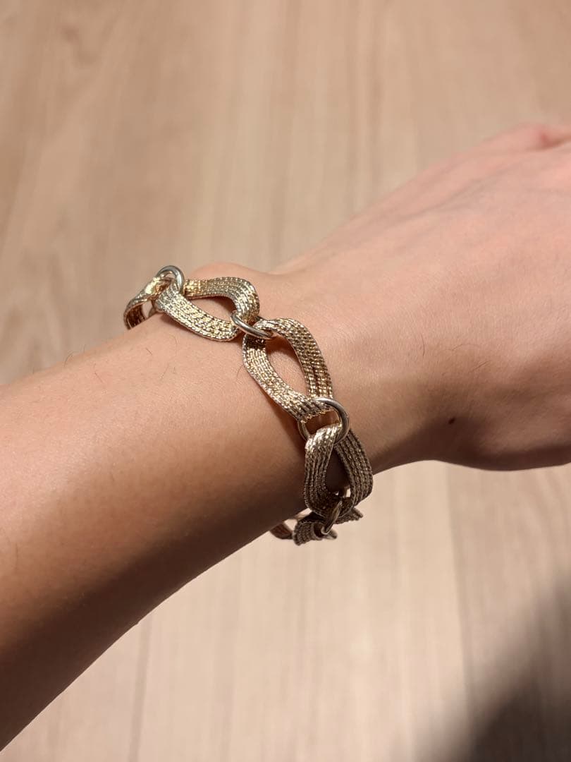 vintage イタリア製ハンドメイド シルバーブレスレット silver925