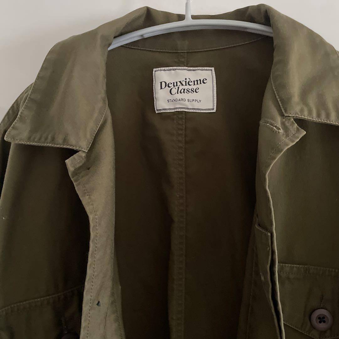 【美品】ドゥーズィエムクラス ビッグシャツ ミリタリージャケット