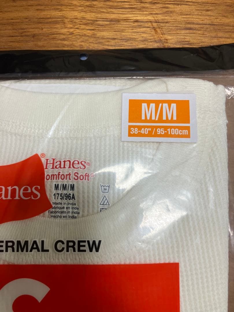Supreme x Hanes Bones Thermal Crew Ｍサイズ
