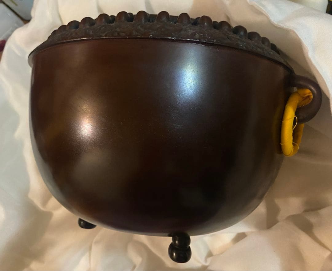 瓶掛　瓢箪透　鐶付　銅製