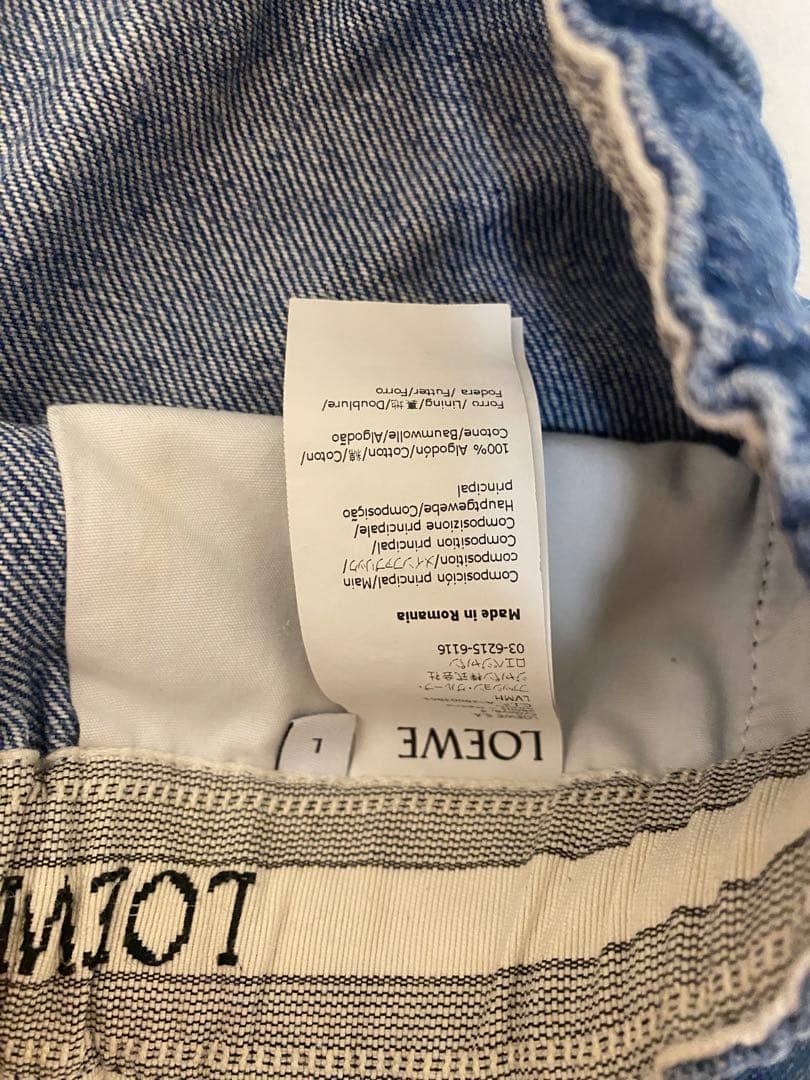 LOEWE デニムハーフパンツ　国内正規　ロエベ