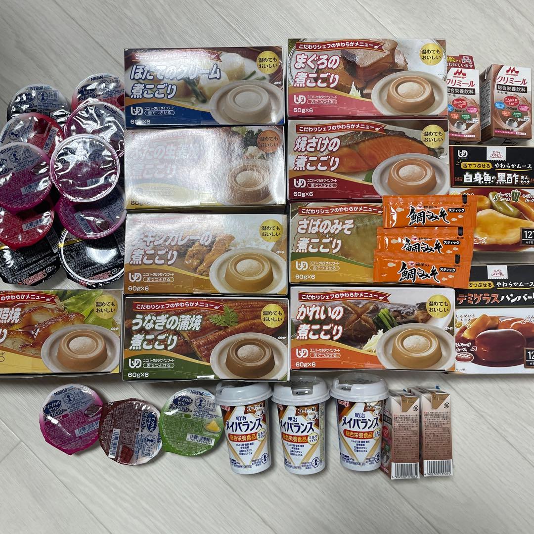 【全部で78個】介護食ゼリー、ハイカロリー飲料