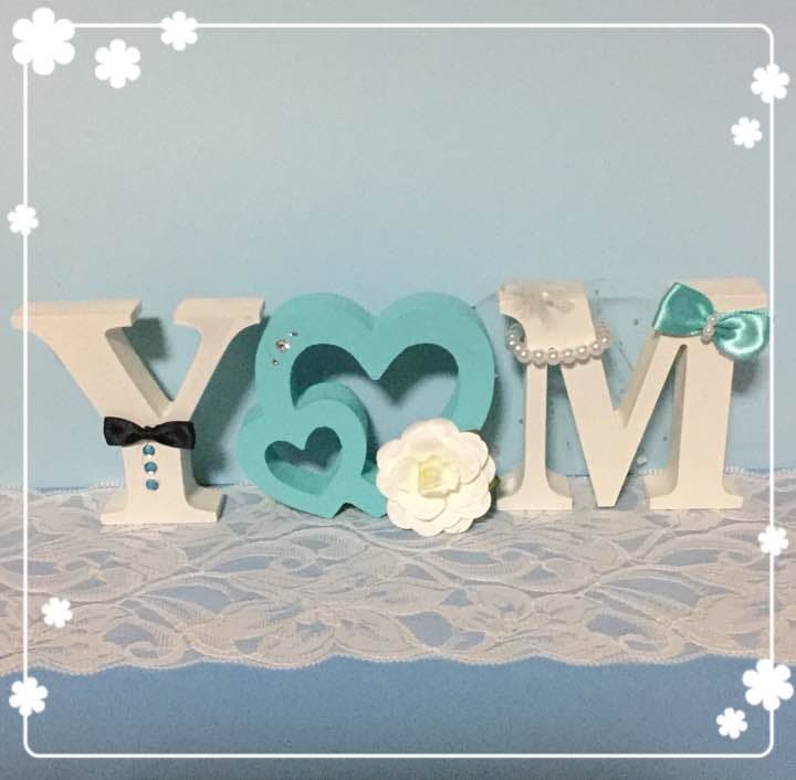 まみ様確認用♡ウエディングバージョン・イニシャルオブジェ