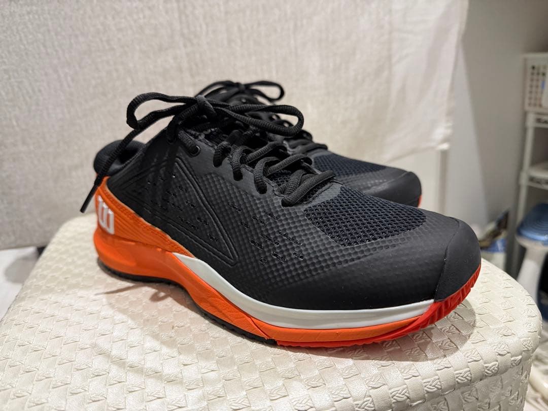 【専用美品Wilson Rush Pro ACEテニスシューズブラック/オレンジ