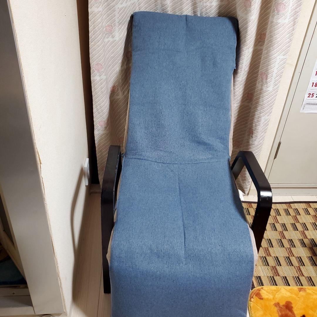 フットレストつき高座椅子 リクライニング 組立式　チェア