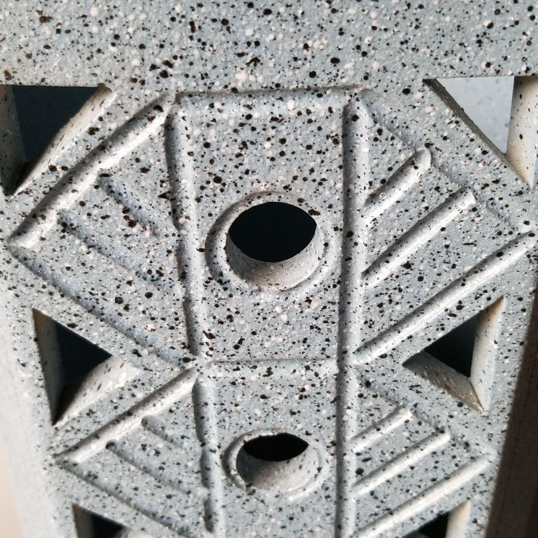 信楽焼傘立て  六角透かし 高さ５０cm