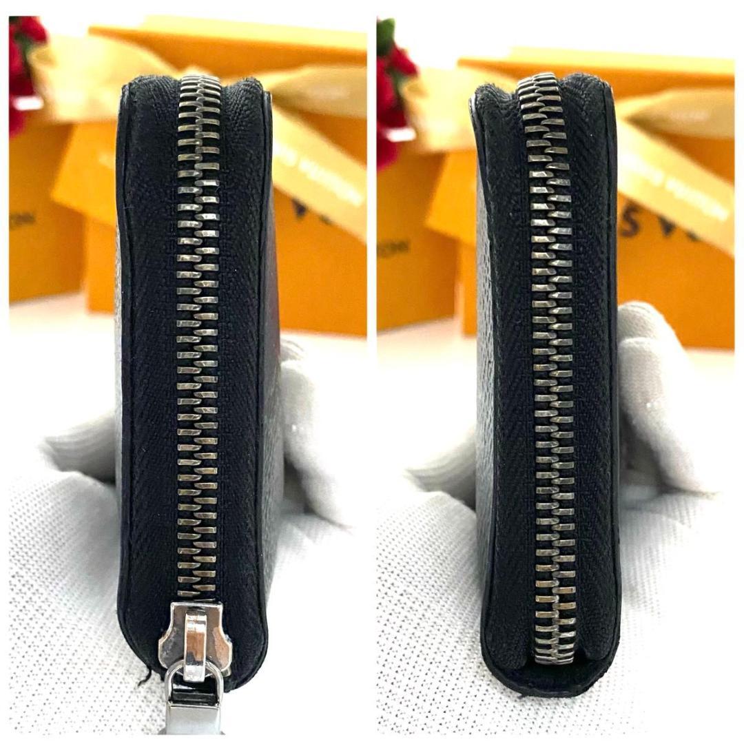 ルイ ヴィトン◯ヴェルティカル エクリプス ラウンドファスナー モノグラム 黒